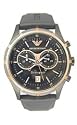Emporio Armani Men's Multifunction Black-Strap Watch