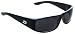 Dickies Unisex Polarized Jell Sunglasses, Black/Dark Grey