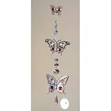 3 Schmetterlinge silber�berzogenvon "RIESER� Interieur"