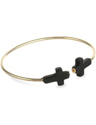 Jules Smith "Spring 2013" Gold Cross Cuff Bracelet Stone