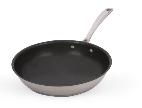 American Kitchen 12 Inch Stainless Steel Non-PFOA Nonstick Open Skillet
