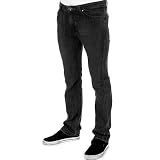 Volcom Mens Jeans Sheckler Dark Black