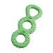 Grriggles Green Chompy Romper Tough Rubber Tug Dog Toy