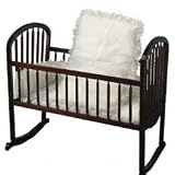 Eyelet Cradle Bedding -Color White- Size 18x36 by Unknown