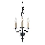 Royce Coventry Three-Light Chandelier Black # RC2161/3BK/1