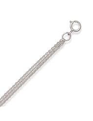 18" Three Strand Cable Chain Necklace Size = 18