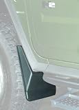 Husky Liners 56361 Custom Molded Black Thermoplastic Front Mud Guard - Set of 2