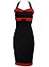PinupClothingOnline Women's Bow Trim Pinup 1950s Rockabilly Pencil Dress