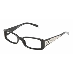 DOLCE and GABBANA D&G 3055B 501 SHINY BLACK PLASTIC EYEGLASSES