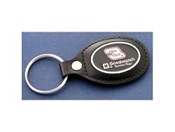 Dale Earnhardt Sr. Pewter Leather Keychain