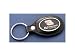 Dale Earnhardt Sr. Pewter Leather Keychain