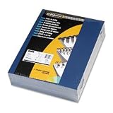 Fellowes 52098, Linen Presentation Covers - Letter, Navy, 200 pack