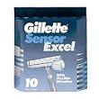 Gillette Sensor Excel Shaving Cartridges for Men-10 ea