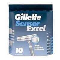Gillette Sensor Excel Shaving Cartridges for Men-10 ea
From Gillette

