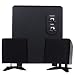 Electronics : 3-Piece 2.1 Channel Multimedia Speaker System (Black)