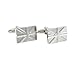 MENDEPOT Silver Tone Union Jack Flag Cuff Links with Gift Box