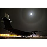 C-5M Super Galaxy (Under Moonlight) Art Poster Print - 11x17