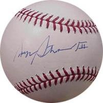 George Steinbrenner Hand Signed Autographed New York Yankees Official Major L...
