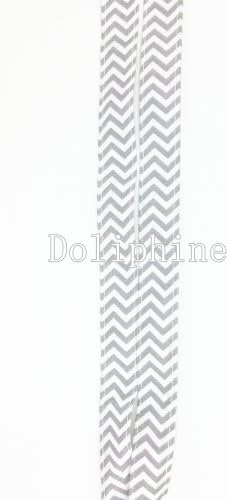 Wave Fabric Neck Chevron LANYARDs Keychain for Key / ID / Cell Phone Holder (Gray)