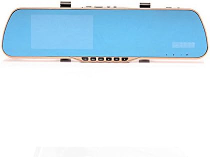 TAODS h7 Dual-lens Car Camera, Full HD 1080P Large Rear View Mirror with 5-Inch Display Screen