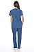 Just Love Women's Scrub Sets Six Pocket Medical Scrubs (V-Neck With Cargo Pant), Carribean Blue, Large