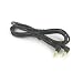 3' 3.5mm 1/8" Gold Right Angle Stereo Audio Cable