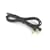 3' 3.5mm 1/8" Gold Right Angle Stereo Audio Cable