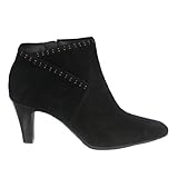 IMAGE OF Clarks Women's Class Song Boot,Black Suede,6.5 M US