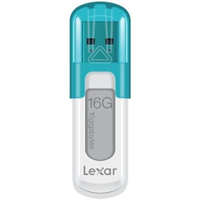 Lexar JumpDrive V10 16GB USB Flash Drive LJDV10-16GABNL (Teal)