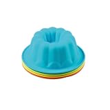 Ciroa Miniamo Brights Set of 4 Assorted Coloured Silicone Jelly Moulds in a Acetate Pack