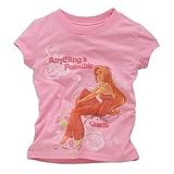 Disney Store Enchanted Pink 'Anything's Possible Giselle' T-Shirt - Size Small /5-6yrs
