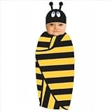 BEEhave Swaddle Blanket and Cap Set by SOZO