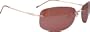 Coyote Sunglasses - HDP-4 / Frame: Gold Lens: Rose w/ Flash Polarized