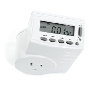 Indoor Electronic Programmable Plug-In Timer with Top LCD (High Wattage) by UPM Marketing