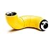 PrimoChill Male to Female G 1/4 180 Degree Triple Rotary Elbow Fitting - Yellow