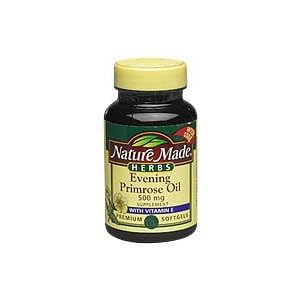 Nature Made New Evening Primrose Oil 500 mg with Vitamin E - 180 Softgels