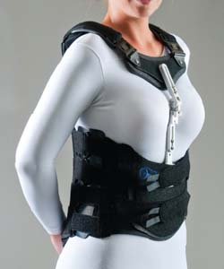 Bivalve Spinal System: Oasis Tlso Lp 4 Panel, With PPX (Pectoral Pad Kit with Extension Adjustment)