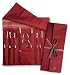 Della Q Combo Knitting Needle Case Red Stripe