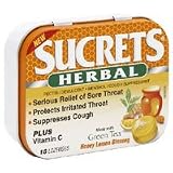 Sucrets Herbal Honey Lemon Ginseng Lozenge 18 ea Sucrets Herbal Honey Lemon Ginseng Lozenge 18 ea