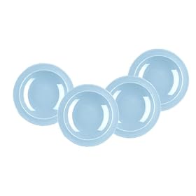 Emile Henry 9-inch Soup Pasta Bowls, Set of 4, Sky by Emile Henry