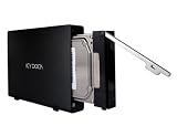 ICY DOCK IC-SWAP FW400U Pure Black (ID-MB559UEA1SB) USB 2.0 & Firewire 400 External Enclosure with 1.0TB Hitachi SATA II Hard Drive