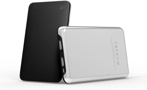 Andream 10000mAh Dual USB Portable Charger Ultra-High Density External Battery Pack for iPad Air, Mini, iPhone 5S, 5C, 5, 4S, Galaxy S5, S4, S3, Note 3, Nexus 4, 5, 7, 10, HTC One, One 2 (M8), Motorola Droid, LG Optimus, MOTO X and more- Black LP-1004A