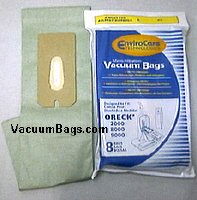 Oreck XL EnviroCare Micro-Filter Vacuum Cleaner Bags 8 pack - Generic**** Includes 2 Free Belts! ****