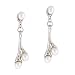Genuine Freshwater White Pearl Earrings Bridesmaid jewelry