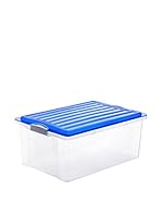 Rotho Set Caja de Almacenamiento 4 Uds. "Compact" A3 38 L Transparente/Azul