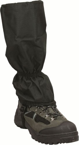 Highlander Waterproof Walking Gaiters - Black Heavy Duty
