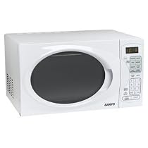 Sanyo EM-G2585W Compact Microwave Oven with Built-In Grill