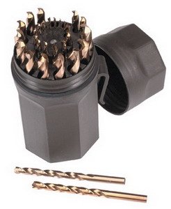 Bit Set Drill 1/16"-1/2" HD Gold 29 Pc
