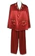 Sirisha Women's Embroidered Satin Silk Pajamas - 3 Great Colors!