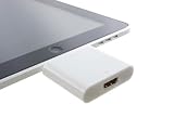 Noosy iPad, iPod touch, iPhone 4 dock connector to HDMI adapter -- Watch iPad, iPhone slideshows or movies on HD TV